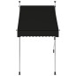 vidaXL Tenda da Sole Retrattile Manuale 100 cm Antracite vidaXL Tenda da Sole Retrattile Manuale 100 cm Antracite