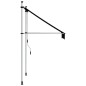 vidaXL Tenda da Sole Retrattile Manuale 100 cm Antracite vidaXL Tenda da Sole Retrattile Manuale 100 cm Antracite