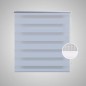 vidaXL Tenda a Rullo Oscurante Zebra 120x230 cm Bianca