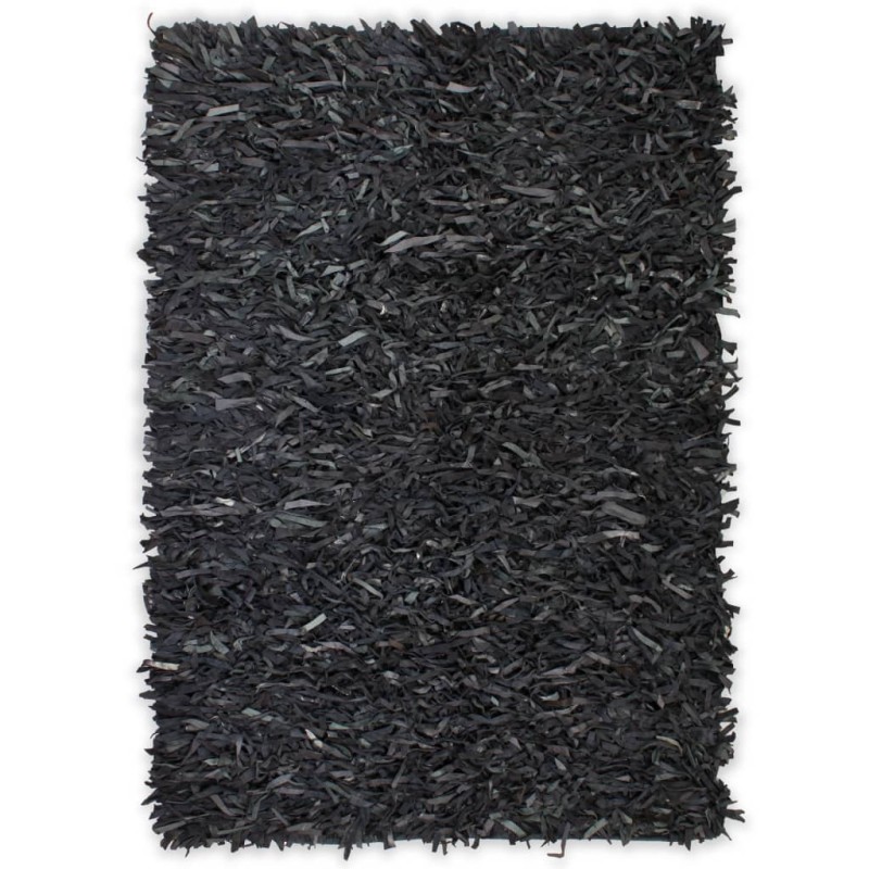 vidaXL Tappeto Shaggy a Pelo Lungo in Vera Pelle 190x280 cm Grigio vidaXL Tappeto Shaggy a Pelo Lungo in Vera Pelle 190x280 cm Grigio