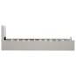 vidaXL Giroletto con Contenitore Idraulico Bianco Similpelle 100x200cm