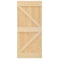 vidaXL Porta 80x210 cm in Legno Massello di Pino