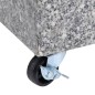 vidaXL Base per Ombrellone Grigio Chiaro 45x25x8,3 cm in Granito vidaXL Base per Ombrellone Grigio Chiaro 45x25x8,3 cm in Granito