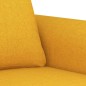 vidaXL Divano a 3 Posti Giallo Chiaro 180 cm in Tessuto vidaXL Divano a 3 Posti Giallo Chiaro 180 cm in Tessuto