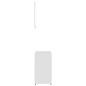 Set Mobili da Bagno 3 pz Bianco in Truciolato Set Mobili da Bagno 3 pz Bianco in Truciolato