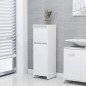 Set Mobili da Bagno 3 pz Bianco in Truciolato Set Mobili da Bagno 3 pz Bianco in Truciolato