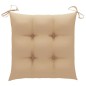 Sedie da Giardino Pieghevoli 4pz con Cuscini Massello d'Acacia Sedie da Giardino Pieghevoli 4pz con Cuscini Massello d'Acacia