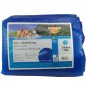 Summer Fun Copertura Solare per Piscina Rotonda 600 cm in PE Blu Summer Fun Copertura Solare per Piscina Rotonda 600 cm in PE Blu