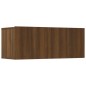 Set Mobili Porta TV 5 pz Rovere Marrone in Legno Multistrato Set Mobili Porta TV 5 pz Rovere Marrone in Legno Multistrato