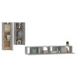 Set di Mobili Porta TV 4 pz Grigio Cemento in Legno Multistrato Set di Mobili Porta TV 4 pz Grigio Cemento in Legno Multistrato