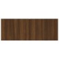 vidaXL Set Mobili Porta TV 4 pz Rovere Marrone in Legno Multistrato vidaXL Set Mobili Porta TV 4 pz Rovere Marrone in Legno Multistrato