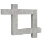 Set di Mobili Porta TV 9 pz Grigio Cemento in Legno Multistrato Set di Mobili Porta TV 9 pz Grigio Cemento in Legno Multistrato
