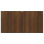 Set Mobili Porta TV 4 pz Rovere Marrone in Legno Multistrato Set Mobili Porta TV 4 pz Rovere Marrone in Legno Multistrato