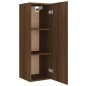 Set Mobili Porta TV 4 pz Rovere Marrone in Legno Multistrato Set Mobili Porta TV 4 pz Rovere Marrone in Legno Multistrato