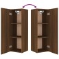 Set Mobili Porta TV 4 pz Rovere Marrone in Legno Multistrato Set Mobili Porta TV 4 pz Rovere Marrone in Legno Multistrato