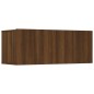 Set Mobili Porta TV 6 pz Rovere Marrone in Legno Multistrato Set Mobili Porta TV 6 pz Rovere Marrone in Legno Multistrato