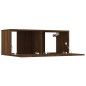 Set Mobili Porta TV 6 pz Rovere Marrone in Legno Multistrato Set Mobili Porta TV 6 pz Rovere Marrone in Legno Multistrato