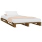 vidaXL Letto a Pallet Marrone Miele 90x200cm in Legno Massello di Pino vidaXL Letto a Pallet Marrone Miele 90x200cm in Legno Massello di Pino