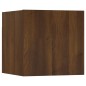 Set Mobili Porta TV 7 pz Rovere Marrone in Legno Multistrato Set Mobili Porta TV 7 pz Rovere Marrone in Legno Multistrato