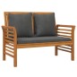 vidaXL Set Divani da Giardino 4pz con Cuscini in Legno Massello Acacia vidaXL Set Divani da Giardino 4pz con Cuscini in Legno Massello Acacia