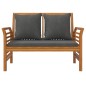 vidaXL Set Divani da Giardino 4pz con Cuscini in Legno Massello Acacia vidaXL Set Divani da Giardino 4pz con Cuscini in Legno Massello Acacia