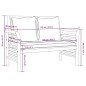 vidaXL Set Divani da Giardino 4pz con Cuscini in Legno Massello Acacia vidaXL Set Divani da Giardino 4pz con Cuscini in Legno Massello Acacia