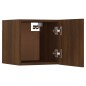 Set di Mobili Porta TV 5 pz Rovere Marrone in Legno Multistrato Set di Mobili Porta TV 5 pz Rovere Marrone in Legno Multistrato
