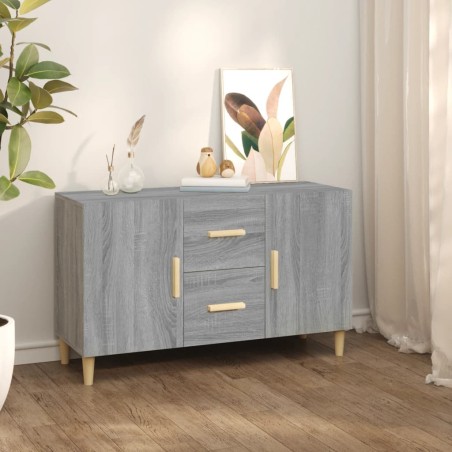 vidaXL Credenza Grigio Sonoma 100x36x60 cm in Legno Multistrato