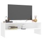 Mobile Porta TV Bianco 120x40x40 cm in Legno Multistrato Mobile Porta TV Bianco 120x40x40 cm in Legno Multistrato