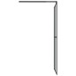 Parete Doccia Walk in Mensola Nera 80x195cm Vetro ESG Alluminio Parete Doccia Walk in Mensola Nera 80x195cm Vetro ESG Alluminio