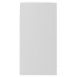 vidaXL Armadio Sospeso con Vetro Bianco 80x31x60 cm Legno Multistrato vidaXL Armadio Sospeso con Vetro Bianco 80x31x60 cm Legno Multistrato