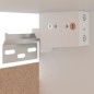 Armadio Sospeso Bianco Lucido 80x31x60 cm in Truciolato Armadio Sospeso Bianco Lucido 80x31x60 cm in Truciolato