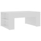 Tavolino da Salotto Bianco 100x60x42 cm in Legno Multistrato Tavolino da Salotto Bianco 100x60x42 cm in Legno Multistrato