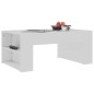 Tavolino da Salotto Bianco 100x60x42 cm in Legno Multistrato Tavolino da Salotto Bianco 100x60x42 cm in Legno Multistrato