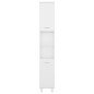 vidaXL Mobile da Bagno Bianco Lucido 30x30x179 cm in Legno Multistrato vidaXL Mobile da Bagno Bianco Lucido 30x30x179 cm in Legno Multistrato