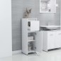 Armadio da Bagno Bianco 30x30x95 cm in Legno Multistrato Armadio da Bagno Bianco 30x30x95 cm in Legno Multistrato