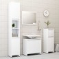 Armadio da Bagno Bianco 30x30x95 cm in Legno Multistrato Armadio da Bagno Bianco 30x30x95 cm in Legno Multistrato