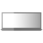 Specchio da Bagno Grigio Lucido 80x10,5x37 cm in Truciolato Specchio da Bagno Grigio Lucido 80x10,5x37 cm in Truciolato