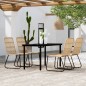 vidaXL Set Mobili da Pranzo per Giardino 5 pz Rovere vidaXL Set Mobili da Pranzo per Giardino 5 pz Rovere