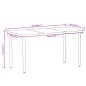 vidaXL Set Mobili da Pranzo per Giardino 5 pz Rovere vidaXL Set Mobili da Pranzo per Giardino 5 pz Rovere