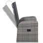vidaXL Set Mobili da Pranzo da Giardino con Cuscini 7 pz Grigio vidaXL Set Mobili da Pranzo da Giardino con Cuscini 7 pz Grigio