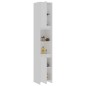 Armadio da Bagno Bianco 30x30x183,5 cm in Truciolato Armadio da Bagno Bianco 30x30x183,5 cm in Truciolato