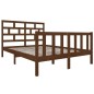 vidaXL Giroletto Miele in Legno Massello di Pino 135x190cm 4FT6 Double vidaXL Giroletto Miele in Legno Massello di Pino 135x190cm 4FT6 Double