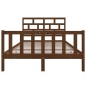 vidaXL Giroletto Miele in Legno Massello di Pino 135x190cm 4FT6 Double vidaXL Giroletto Miele in Legno Massello di Pino 135x190cm 4FT6 Double