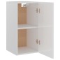 Armadio Sospeso Bianco Lucido 29,5x31x60 cm in Truciolato Armadio Sospeso Bianco Lucido 29,5x31x60 cm in Truciolato