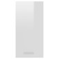 Armadio Sospeso Bianco Lucido 29,5x31x60 cm in Truciolato Armadio Sospeso Bianco Lucido 29,5x31x60 cm in Truciolato