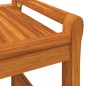vidaXL Set Mobili da Giardino 3pz con Cuscini Legno Massello di Acacia