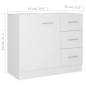 Mobile Sottolavabo Bianco 63x30x54 cm in Multistrato Mobile Sottolavabo Bianco 63x30x54 cm in Multistrato