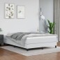 vidaXL Giroletto a Molle Bianco 140x190 cm in Similpelle vidaXL Giroletto a Molle Bianco 140x190 cm in Similpelle