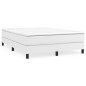 vidaXL Giroletto a Molle Bianco 140x190 cm in Similpelle vidaXL Giroletto a Molle Bianco 140x190 cm in Similpelle